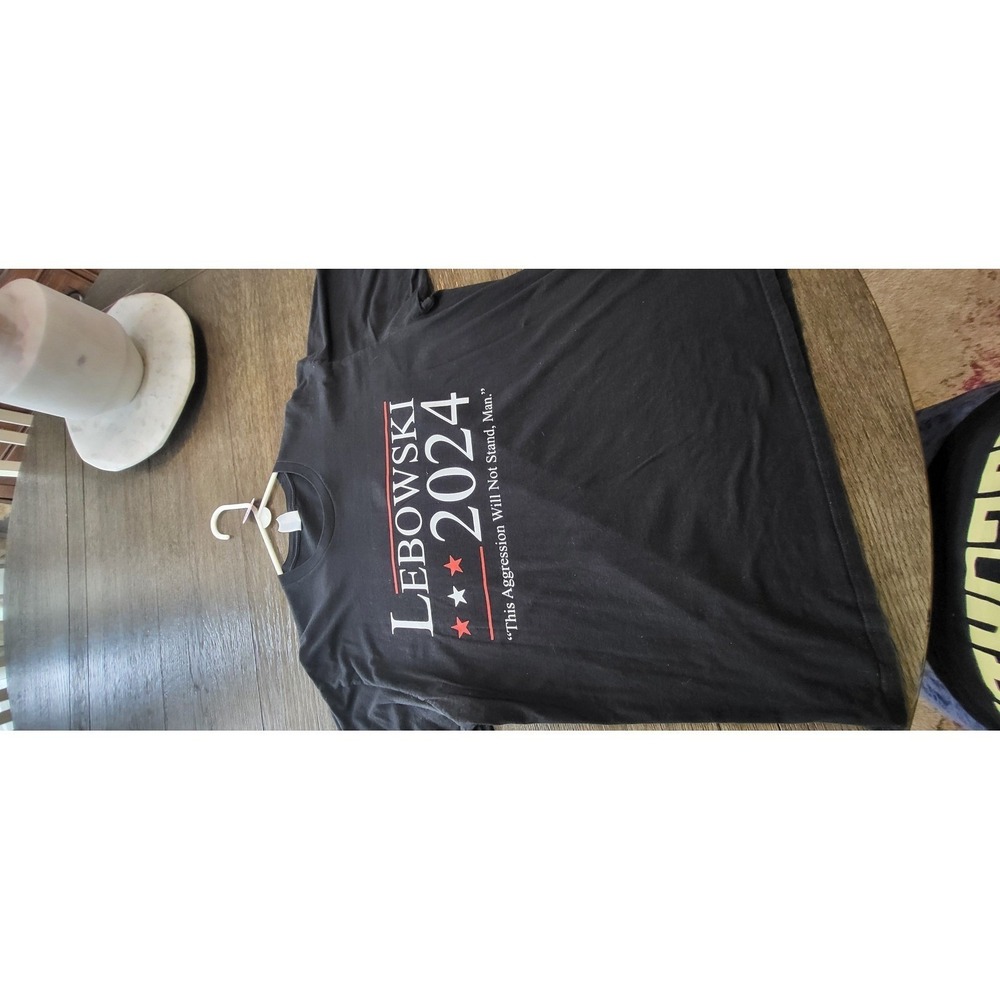 The Big Lebowski Graphic T-Shirt Mens 2XL Movie Promo Tee Black #3